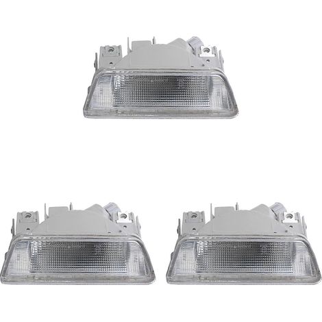 3er-Set Nebelscheinwerfer für die hintere Stoßstange von Nissan X-Trail / X-Trail T31 (2008–2013), transparent