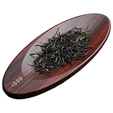 Mini balance de poche pour peser bijoux et thé, balance électronique numérique multifonctionnelle portable 200 g/0,1 g (aspect bois) (1/5)