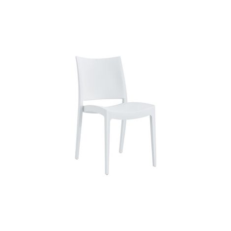 Sedia Flat Bianco