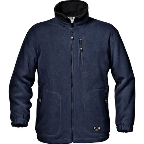 SIR SAFETY SYSTEM Blouson de travail micropolaire coupe-vent bleu foncé Taille 3XL