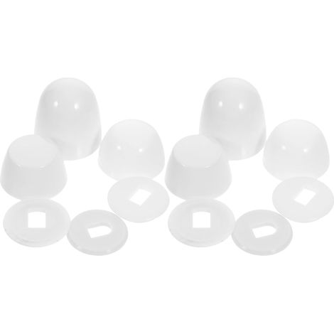 Cache-boulons Universels pour Cuvette, Abs, Blanc (1/5)