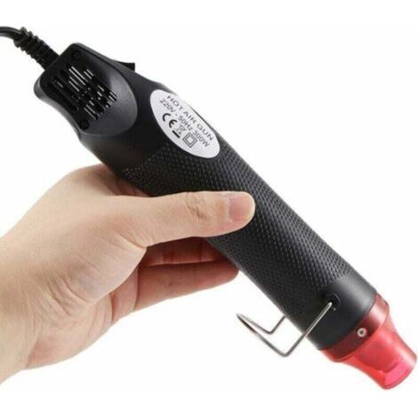 Pistolet à Air chaud portable Décapeur Thermique 300W à Haute température pour le bricolage et le gaufrage sous film thermo rétractable ou Séchage (1/5)