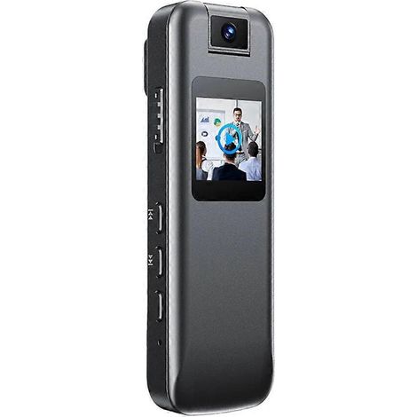 Full HD 1080P Sport-DV-Nachtsichtkamera mit 500-mAh-Akku, Bewegungserkennung, LCD-Bildschirm, Mini-Camcorder, Polizeikamera, Fahrradkamera – mit Bildschirm