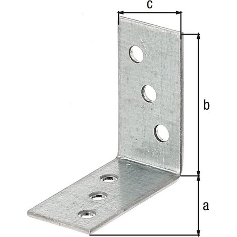 Attacco staffa 40x40x40mm N° fori6 S.2mm GAH (Per 100)