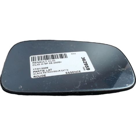 [PRODUIT D'OCCASION] Glace Retroviseur Exterieur D RENAULT Clio III 2005- ♻️ Ref Oe. 7701054753 - Garantie à vie (1/3)