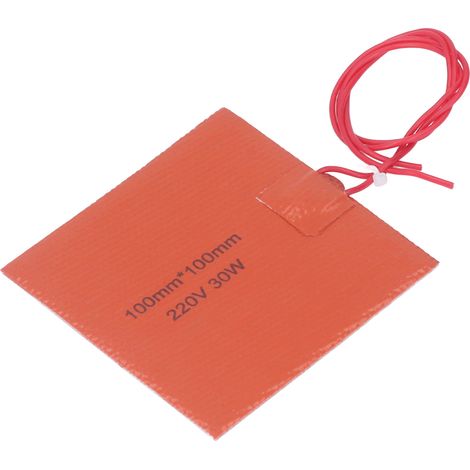 Cube chauffant en silicone flexible, tapis chauffant, température maximale de 200 °C, 220 V, 30 W (1/5)