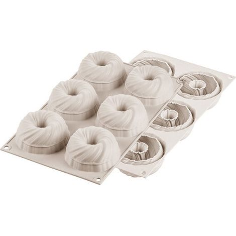 Moule silicone monoportion mini intreccio silikomart (1/4)