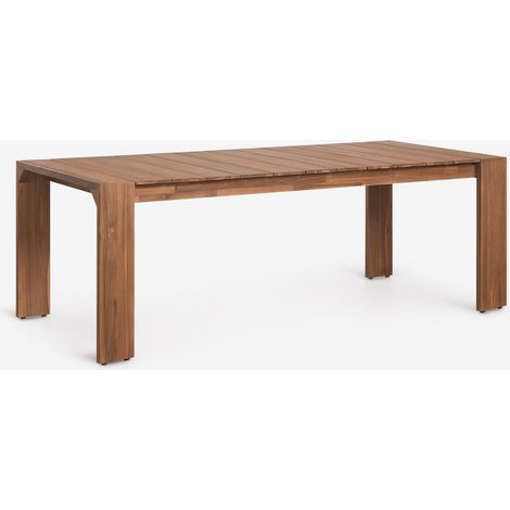 Tavolo da pranzo rettangolare 220x100 cm in legno di acacia Mirelen SKLUM