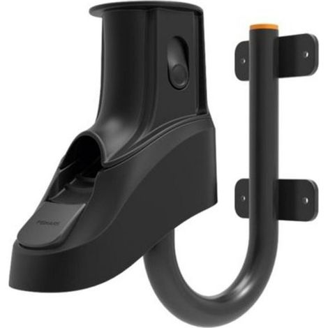 Fiskars Wandhalterung für Gartenschlauch schwarz langlebig