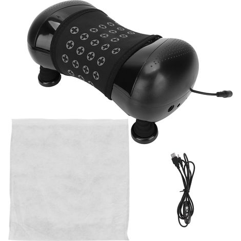 Oreiller cervical de traction pour sommeil, soutien du cou avec compression chaude et thérapie thermique, soin relaxant. (1/5)