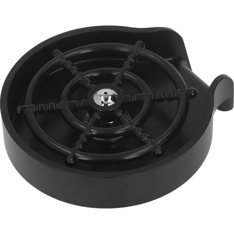 Lave-verres automatique haute pression pour évier de bar, nettoyeur de bouteilles de cuisine avec base ABS noir (1/5)