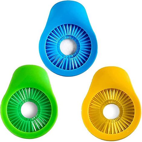 Lot de 3 brosses à épis de maïs, brosses à fruits et légumes, petits outils de nettoyage pour la cuisine, pour le nettoyage du maïs et des concombres. (1/5)