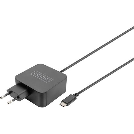 Digitus DA-10071 USB Ladegerät 65 W 1x USB-C® Schwarz Flugzeug, Innenbereich, KFZ, LKW (1/4)