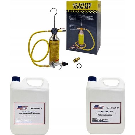 Kit de limpieza del sistema de aire acondicionado + 10 litros de líquido