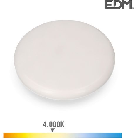 ult.unidades downlight led superficie/empotrable 24w 1680lm 4000k luz dia enclavamiento regulable edm (1/3)