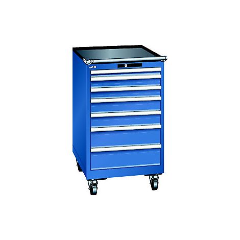 Cajonera  rodante  A x P x H 564 x 725 x 990 mm  7 cajones 