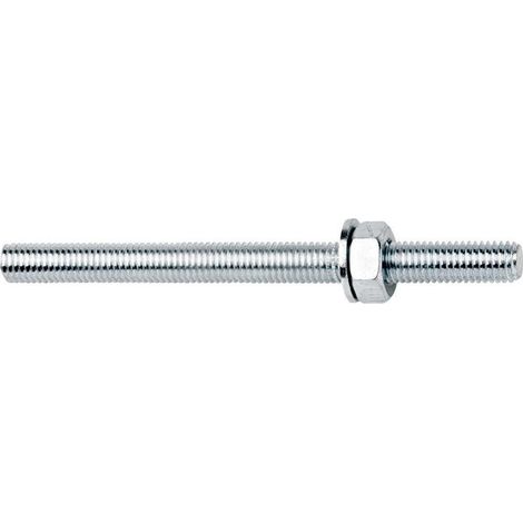 Tige de scellement RESI AST D. 12 mm longueur 170 mm avec écrou et rondelle acier inoxydable A4 (1/4)