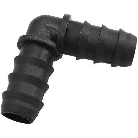 Coude simple pour tuyaux d'égouttement Ø 16 mm. (Sac 100 Pièces) (1/5)