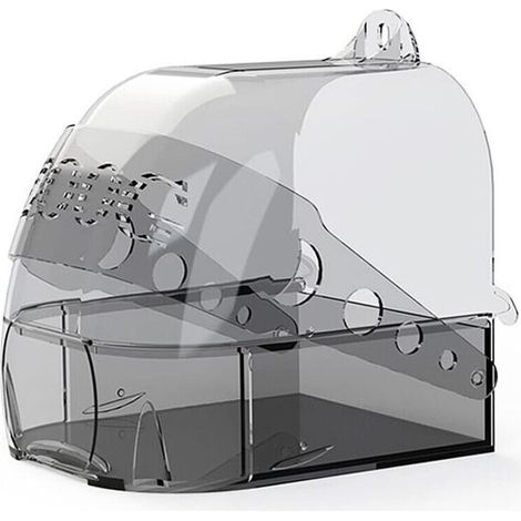 Bird bath for cage, improved version, parrot bath, hanging bird bath, bird cage supplies, multi-purpose bath, sleeping nest (1/5)