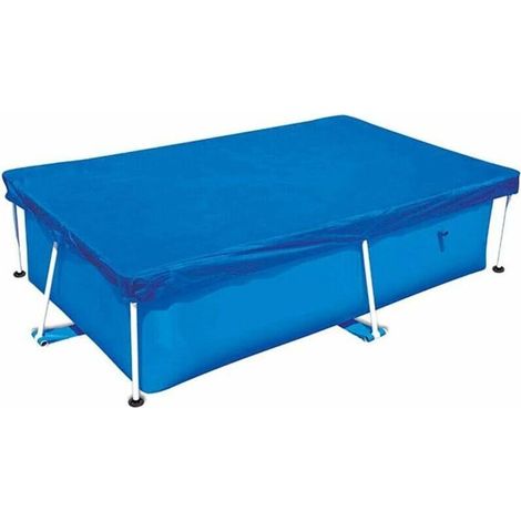 Rectangular Pool Cover, Waterproof Dustproof Floating Pool Cover for Above Ground Pools, 220 x 150 cm (1/5)