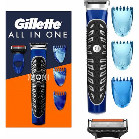 Rasatura di Precisione - GILLETTE - Modello 4 in 1 - Lama ProGlide - 3 Pettini - Impermeabile (1/4)
