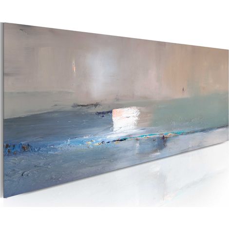 Quadro dipinto - La prima ondata - 100x40 (1/4)