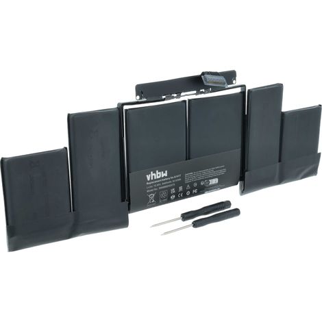 vhbw Akku kompatibel mit Apple Macbook Pro i7 2.8 15" Retina 2013, i7 2.7 15" Retina 2013, i7 2.7 15" Retina Notebook (8460 mAh, 10,95 V, Li-Polymer) (1/5)