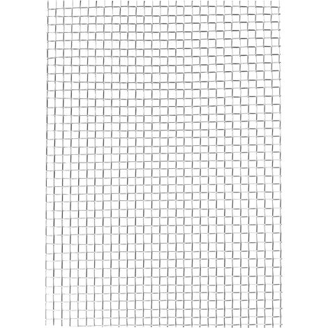 5 Mesh 8" x 6" Grillage Tissé, 304 Acier Inoxydable Écran Filtre À Air, Grillage À Fenêtre Tissage Simple pour Projets DIY Couverture Vents Filtration Clôture Animaux (1/5)
