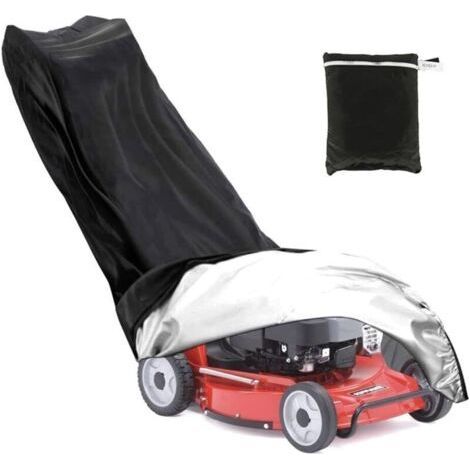 Lawn Mower Cover, 210D Polyester Lawn Mower Cover, with Drawstring and Storage Bag (6ft 2ft x 4ft) (1/4)