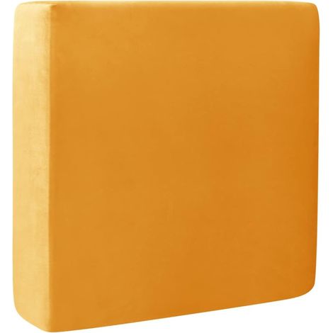 Sofa Seat Cushion Covers, Stretch Velvet Sofa Cushion Covers, Replacement Sofa Cushion Covers for Individual Cushions (Large 1 Seater, Gold) (1/5)
