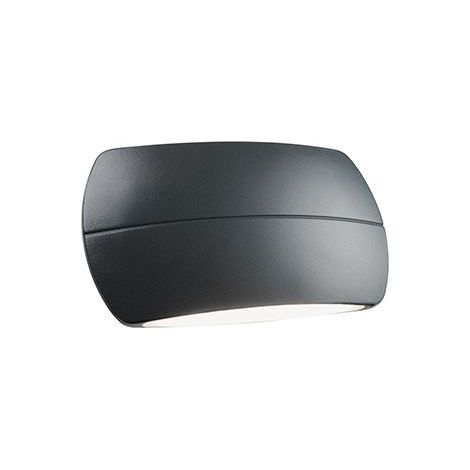 Applique murale 5W + 5W Led 4000K graphite ligne d'oreiller (1/4)
