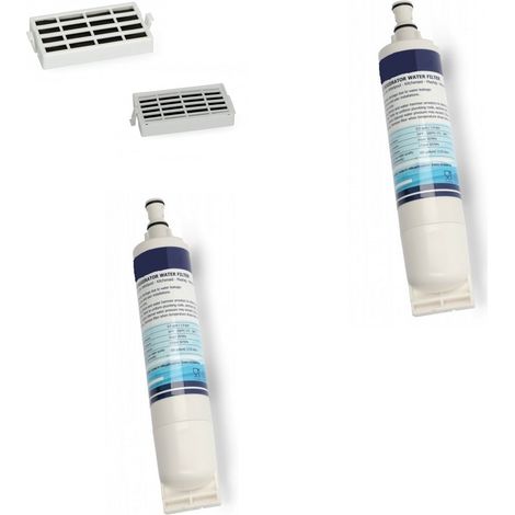 Whirlpool 2 FILTRI ACQUA FRIGO SIDE BY SIDE + 2 filtri ANTIBATTERICI FF1+ FF8 (1/3)