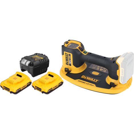 Aspirador con batería DeWalt DCE 590 D2, 18 V, 120 kg + 2 baterías de 2,0 Ah + cargador