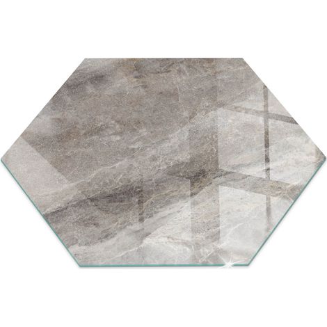 Plaque décorative de sol avec impression sous cheminée protection et design Motif de pierre naturelle h40 cm (1/5)