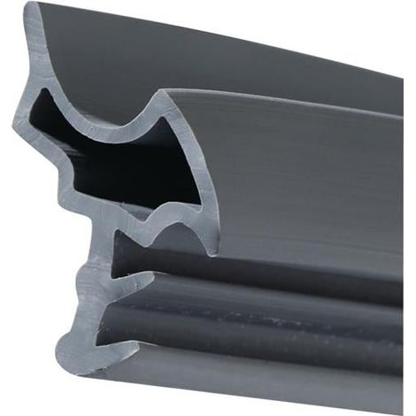 Tope de puerta Dg.K2378 L.5m para encajar W-PVC negro gris ELLEN (1/2)