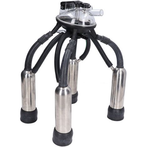 Ensemble de Tasses à Lait Longue Durée en Silicone, en Acier Inoxydable, pour Machine à Pompe à Vide, pour Vache et Mouton, 1 Ensemble, Zuhgfwp63b (1/5)