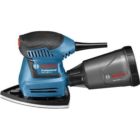 Bosch – Ponceuse orbitale 180W – Plateau de ponçage 100x150mm – Moteur performant pour bois dur – Aspiration efficace des poussières