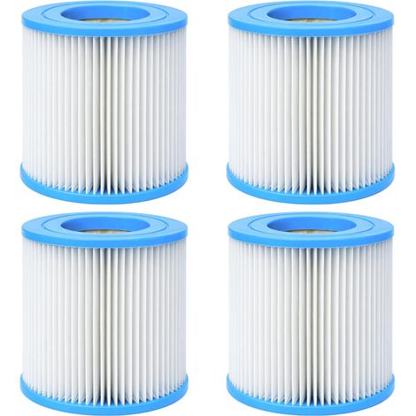 Poolfilterhülse Typ I/Typ 1 [4er-Pack] Kompatibel mit Best-Way 58093 und Flowclear 58381 – 9 x 7,8 cm (1/4)
