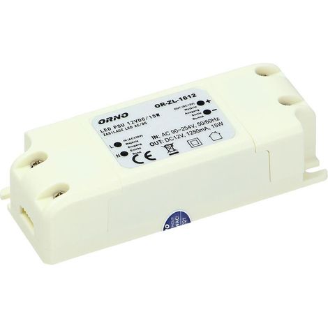 LED-Netzteil 12V DC 15W 1,25A IP20 OR-ZL-1612 (1/5)