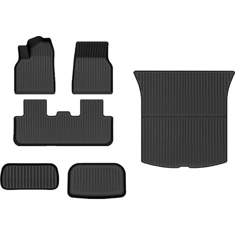 Autofußmatte, langlebiges TPE-Material, wasserdichtes Design, 6Teile Set (1/2)