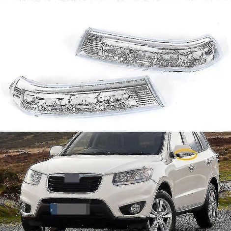 Luz intermitente del espejo retrovisor para Hyundai Santa Fe 2010 2011 2012 y Veracruz Ix55 2007-2012, repetidor de intermitentes LED (izquierdo y derecho). (1/5)