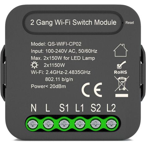 WiFi Vorhang Modul Smart Vorhang Schalter Modul Drahtlose Fernbedienung Breaker Modul (1/4)
