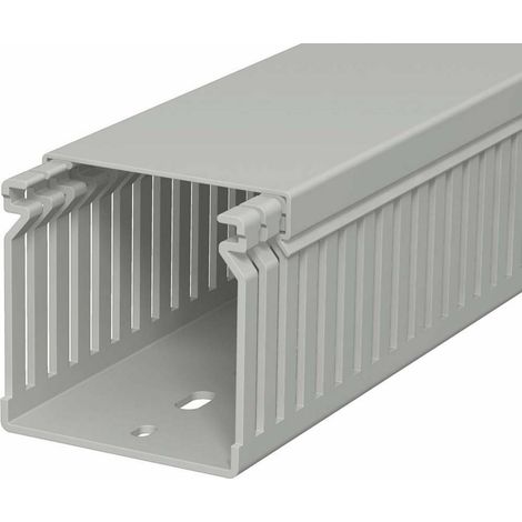 OBO Bettermann Goulotte de câblage gris roche 2000x60x60 mm (1/2)