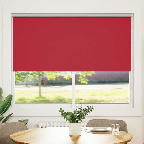 Store occultant à enrouleur 164,4 x 175 cm, largeur du tissu 160 cm, rouge (1/5)