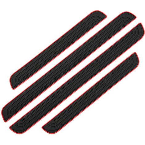 4PCS Seuil de Porte Adhesif de Voiture Protection Portiere Voiture Protecteurs de Portiere Voiture Anti-Rayures Protection Seuil de Porte Voiture Étanches Universelles Barres Autocollants (1/5)