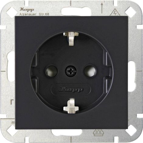 Kopp 1 parte Frutto Presa schuko HK 07 Antracite 940015008 1 pz. (1/2)