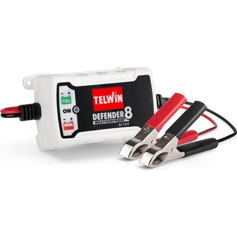 CARICABATTERIA DEFENDER 8 TELWIN - VOLT 6/12 AH 2/20 - 1 pezzo (1/4)