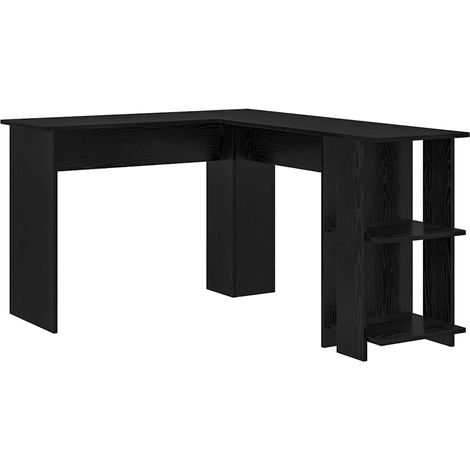 Maison Exclusive - Escritorio de Esquina Roble Negro 140 x 113,5