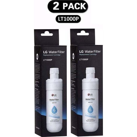 Lot de 2 filtres (LT1000P) Réfrigérateur, filtre à eau du réfrigérateur,de (1/3)