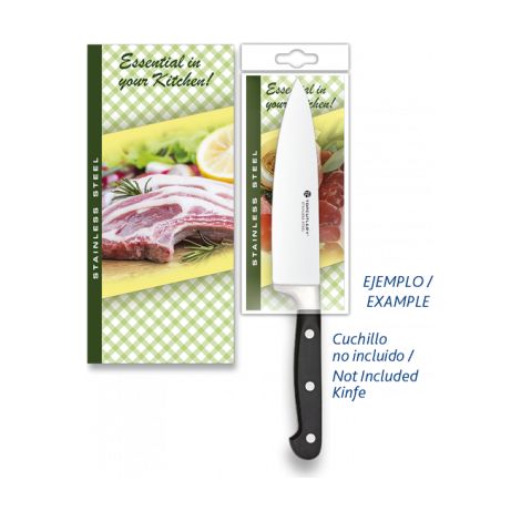 Blisterpackung für Küchenmesser, Größe 88 x 190 mm